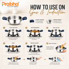 Omega Tri-Ply Mini Kadhai Without Lid
