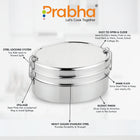 Oval Double Decker Lunch Box - Prabha