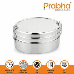 Oval Double Decker Lunch Box - Prabha