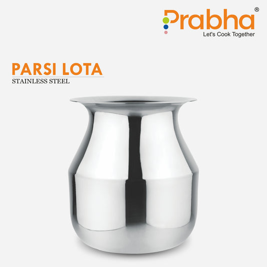Stainless Steel Long Neck Parsi Lota - Prabha