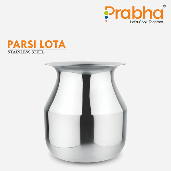 Stainless Steel Long Neck Parsi Lota - Prabha