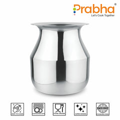 Stainless Steel Long Neck Parsi Lota - Prabha