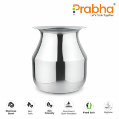 Stainless Steel Long Neck Parsi Lota - Prabha