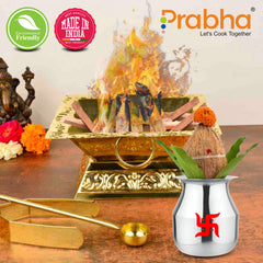 Stainless Steel Long Neck Parsi Lota - Prabha