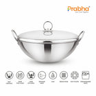Prima Triply Capsule Bottom Kadhai With Lid