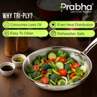Prima Triply Frypan Without Lid