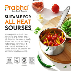 Prima Triply Saucepan With Lid