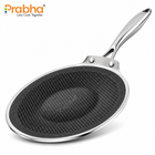 Triply Hexa Cube Premium Roti Tawa with Cast Handle – 26 CM