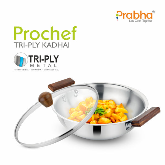 Prochef Kadhai With Lid