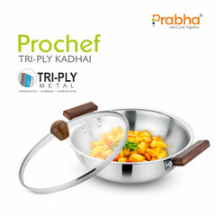 Prochef Kadhai With Lid