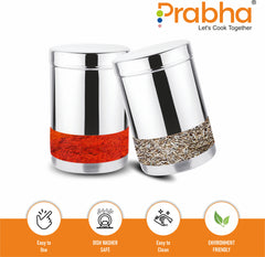 Stainless Steel Picasso Canister - Best for Kitchen Storage - Prabha