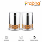 Stainless Steel Picasso Canister - Best for Kitchen Storage - Prabha
