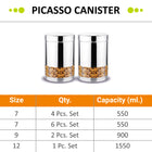 Stainless Steel Picasso Canister - Best for Kitchen Storage - Prabha
