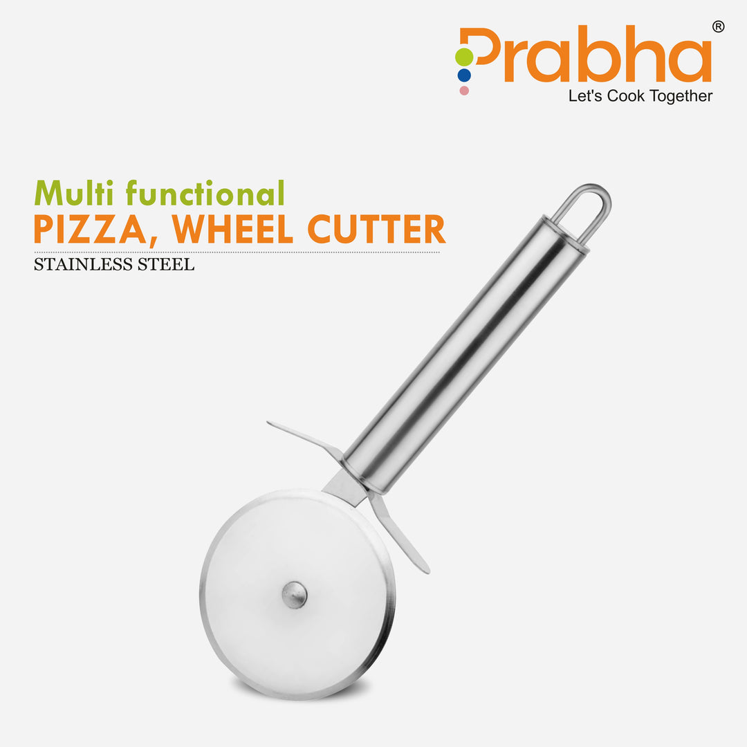 Premium Stainless Steel Multifunctional Pizza Cutter, Wheel Cutter