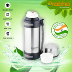 गैलरी व्यूवर में इमेज लोड करें, Stainless Steel Double Wall Insulated Explorer Flask Bottle Hot &amp; Cold
