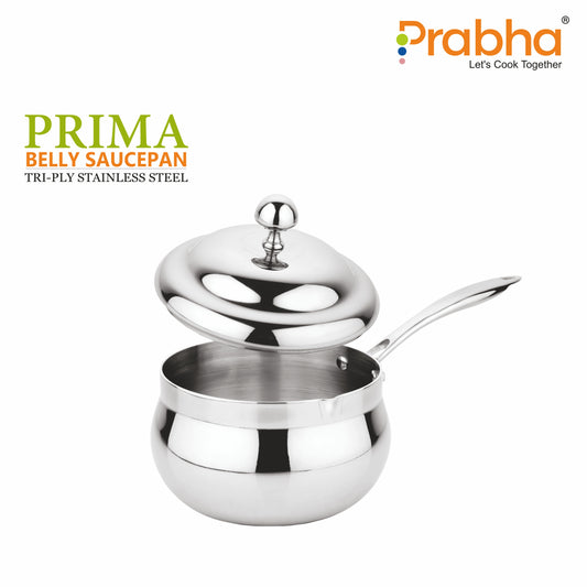 Triply Belly Saucepan With Lid