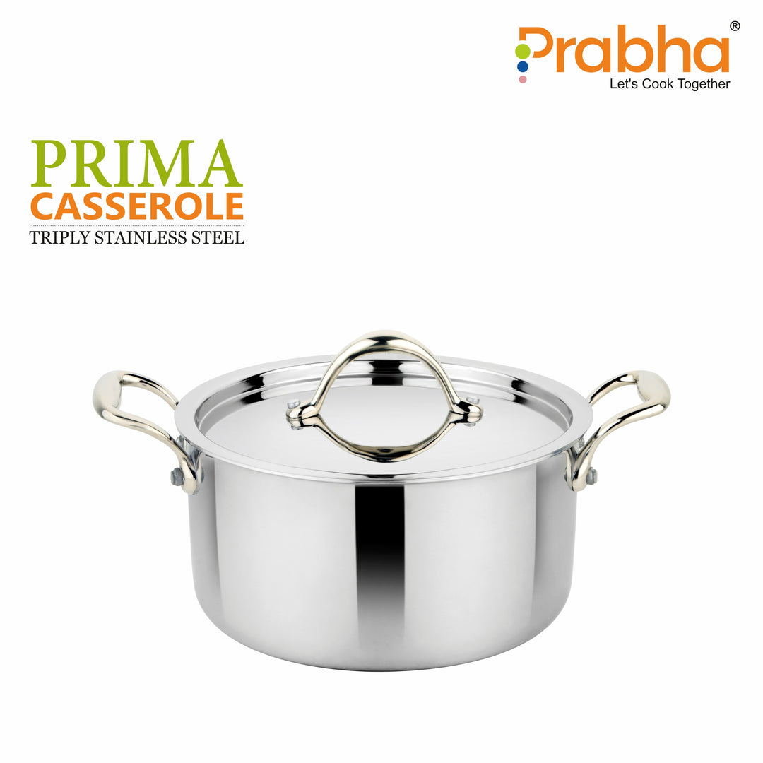 Prima Triply Casserole With Lid