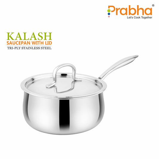 Prima Triply Kalash Saucepan With Lid