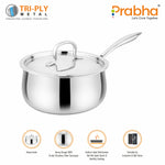Load image into Gallery viewer, Prima Triply Kalash Saucepan With Lid