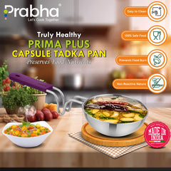 Prima Plus Capsule (Bottom) Tadka Pan