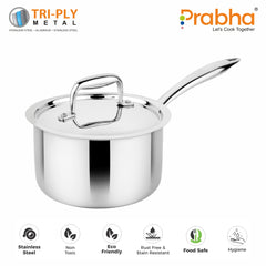 Prima Triply Saucepan With Lid