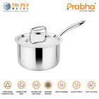 Prima Triply Saucepan With Lid