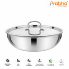 Prima Triply Tasla Flat Base With Lid