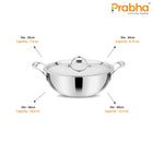 Prima Triply Deep Kadhai With Lid