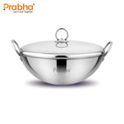 Prima Triply Capsule Bottom Kadhai With Lid