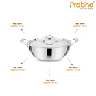 Prima Triply Deep Kadhai With Lid