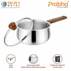 Prochef Belly Saucepan With Lid - Prabha