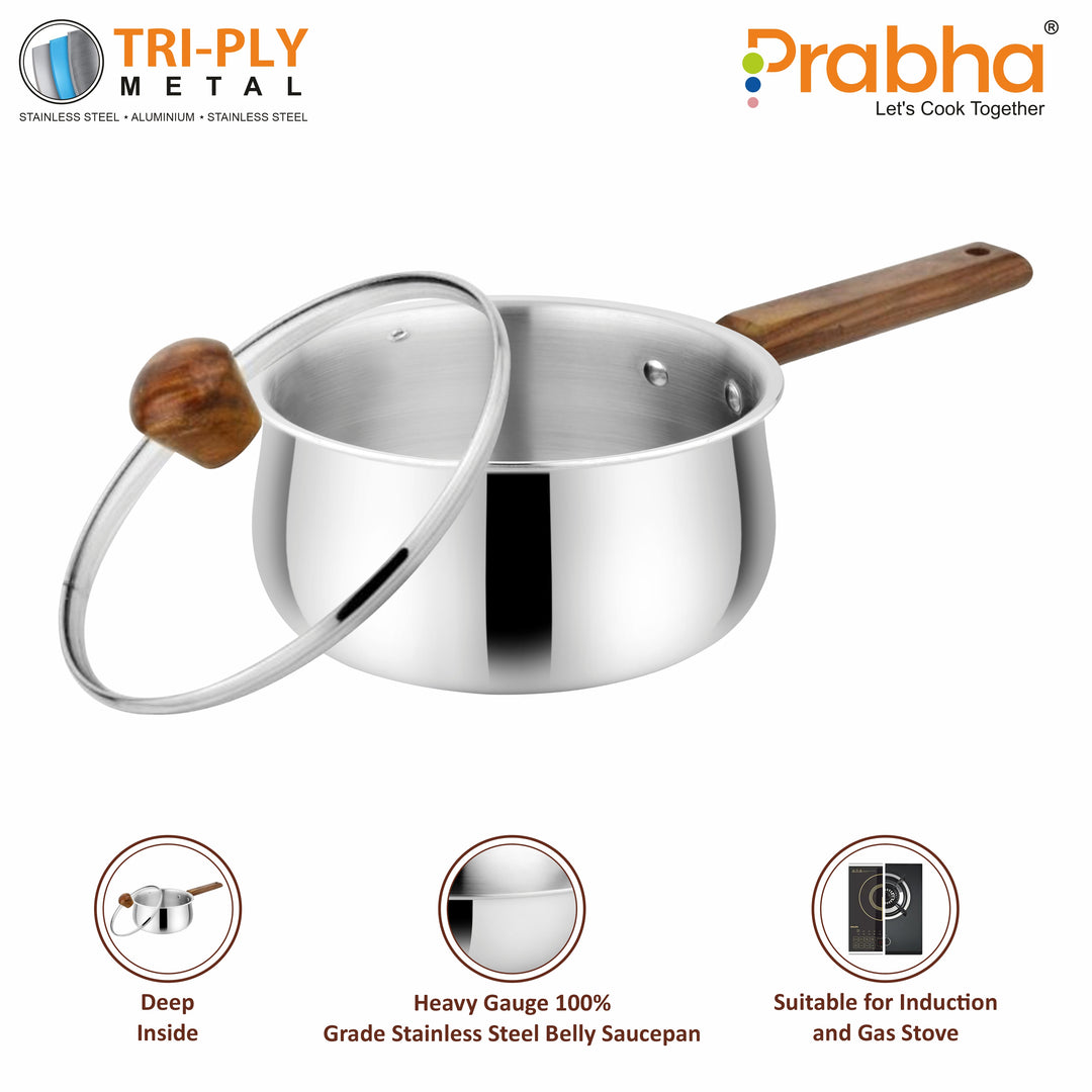Prochef Belly Saucepan With Lid