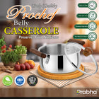 Prochef Belly Casserole With Lid