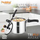 Prochef Triply Pressure Cooker (HAMMERED)