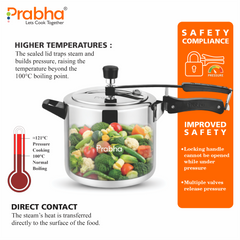 Prochef Triply Pressure Cooker (HAMMERED)