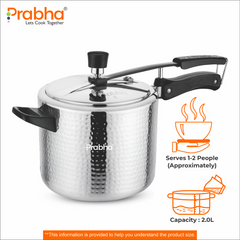 Prochef Triply Pressure Cooker (HAMMERED)