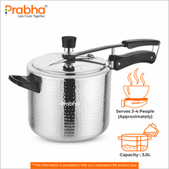 Prochef Triply Pressure Cooker (HAMMERED)