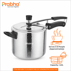 Prochef Triply Pressure Cooker (HAMMERED)