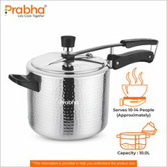 Prochef Triply Pressure Cooker (HAMMERED)