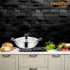 Prochef Deep Kadhai With Lid