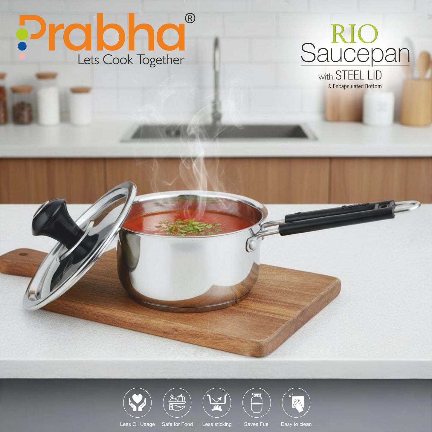 Rio IB Saucepan With Lid