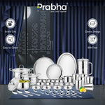 Load image into Gallery viewer, Royal Dinner Set Hammered 57 PCS