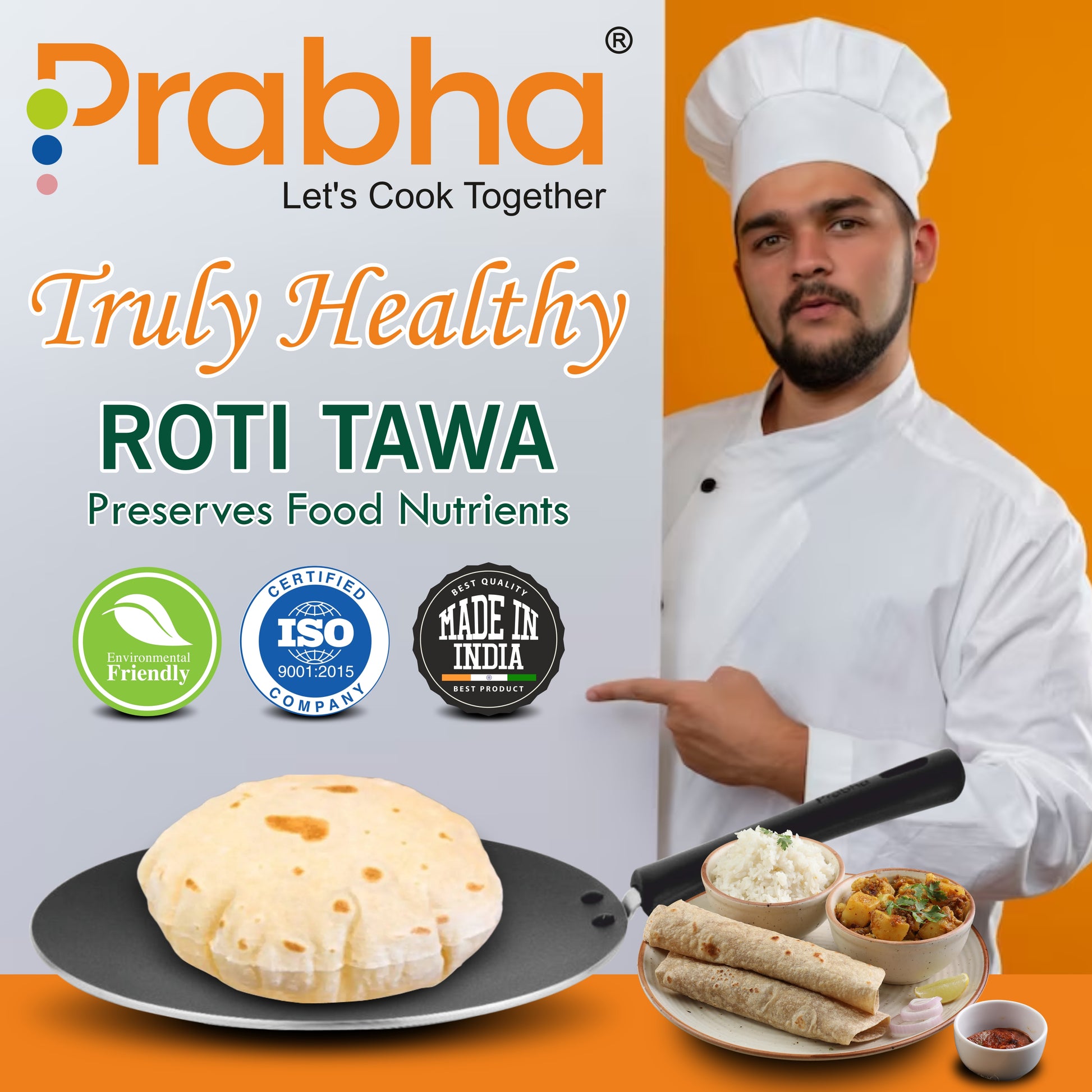 Astrid Nonstick Flat Roti Tawa