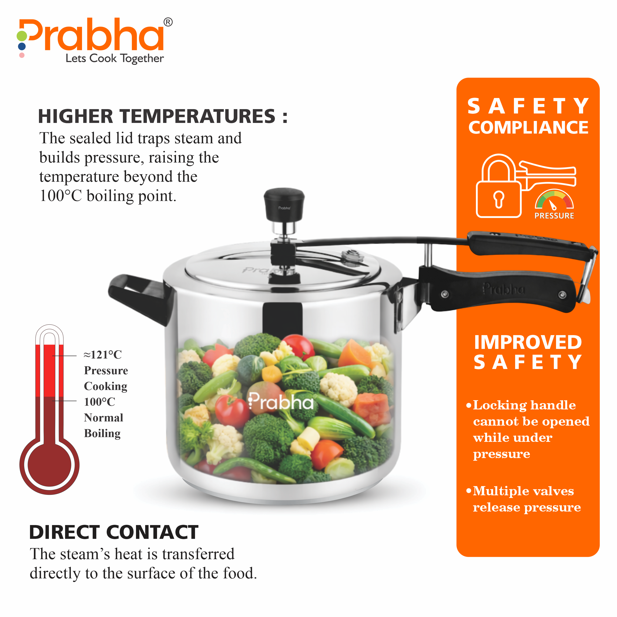 CROWN S.S. IB PRESSURE COOKER HAMMERED