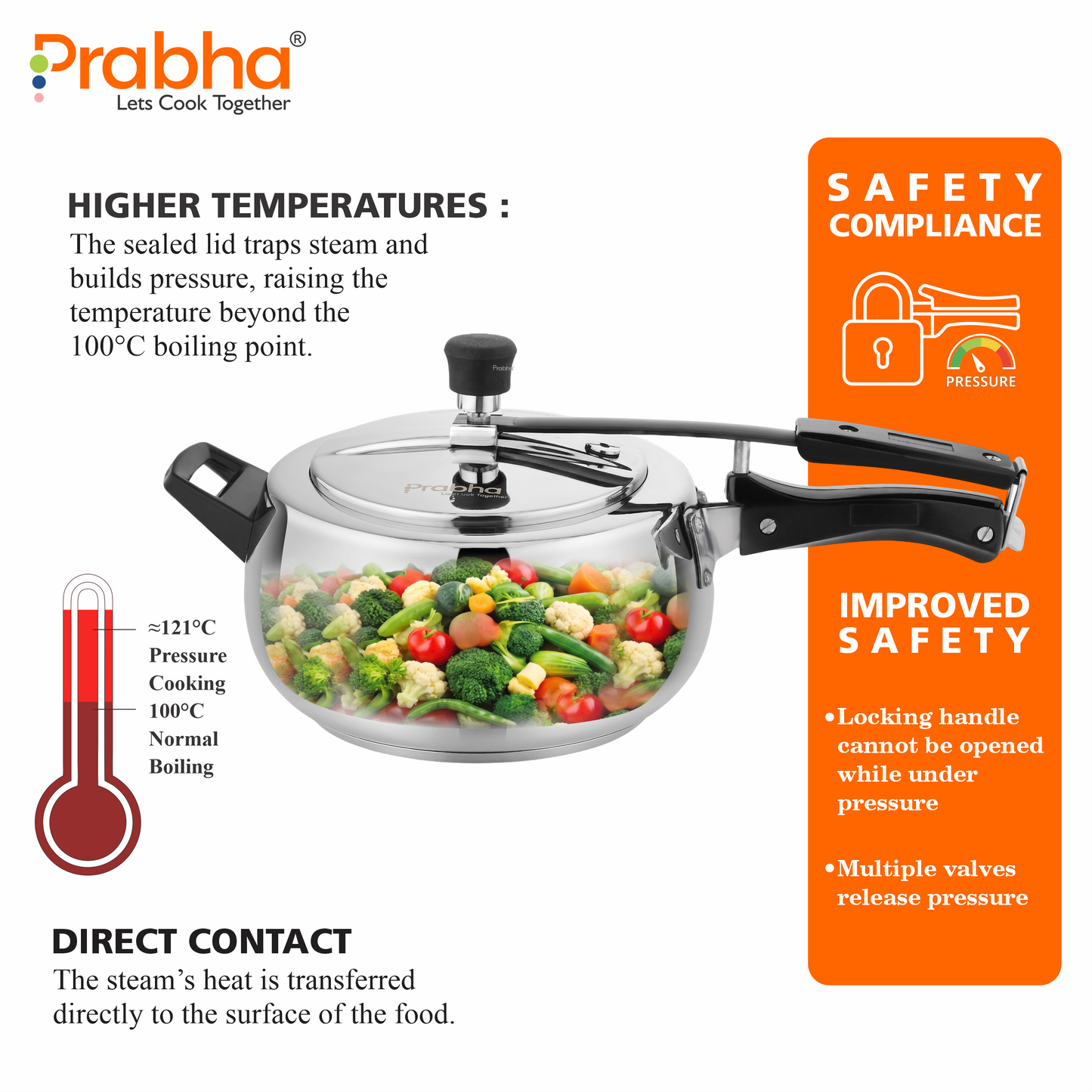 ELEGANT S.S. IB PRESSURE COOKER