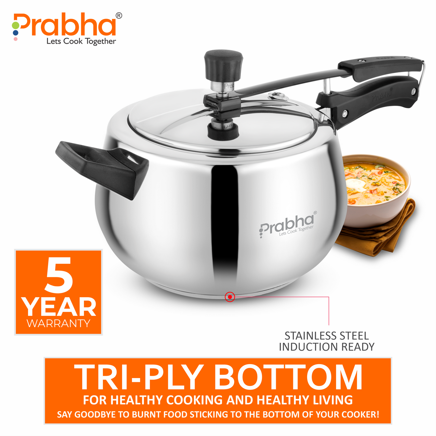 ELEGANT S.S. IB PRESSURE COOKER