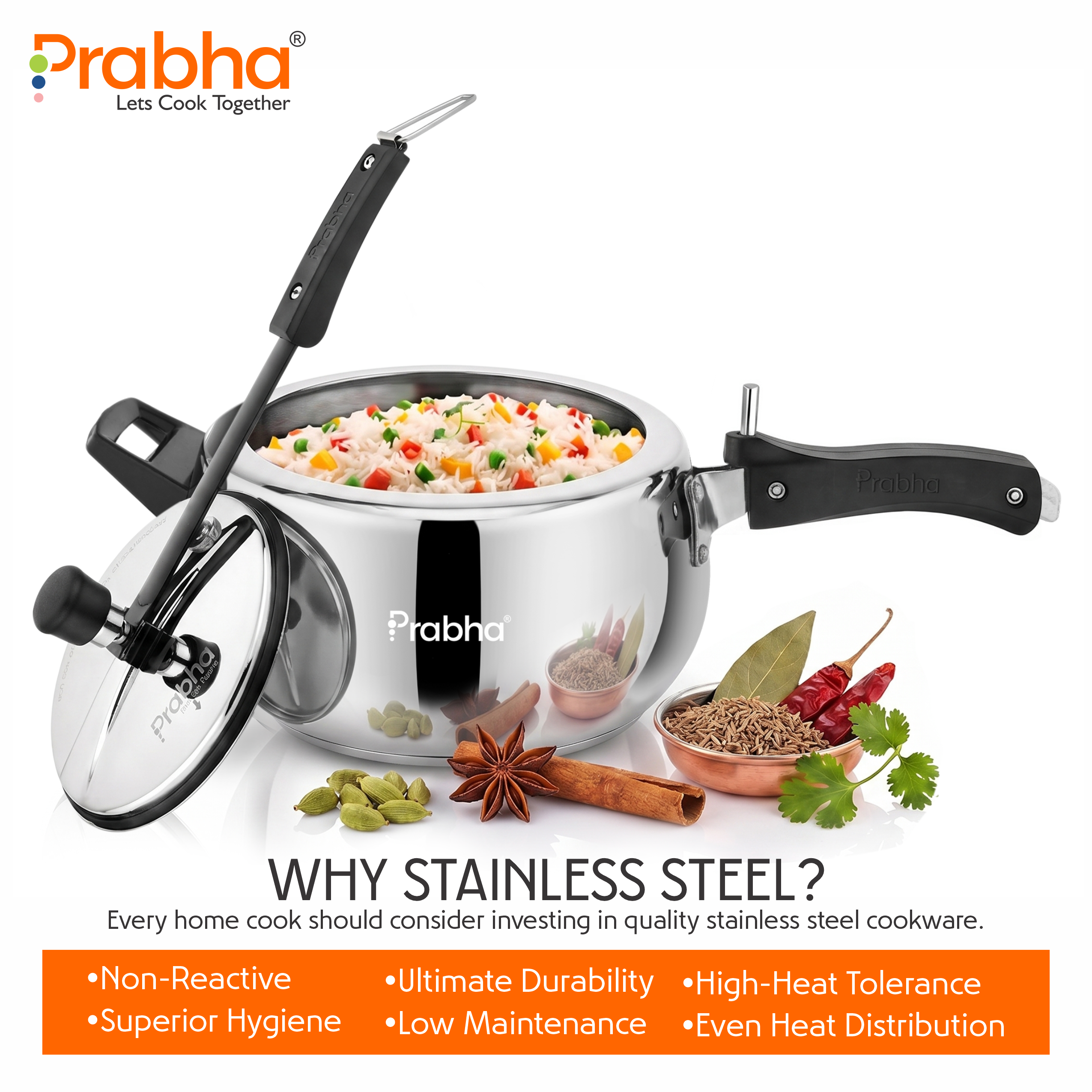 ELEGANT S.S. IB PRESSURE COOKER