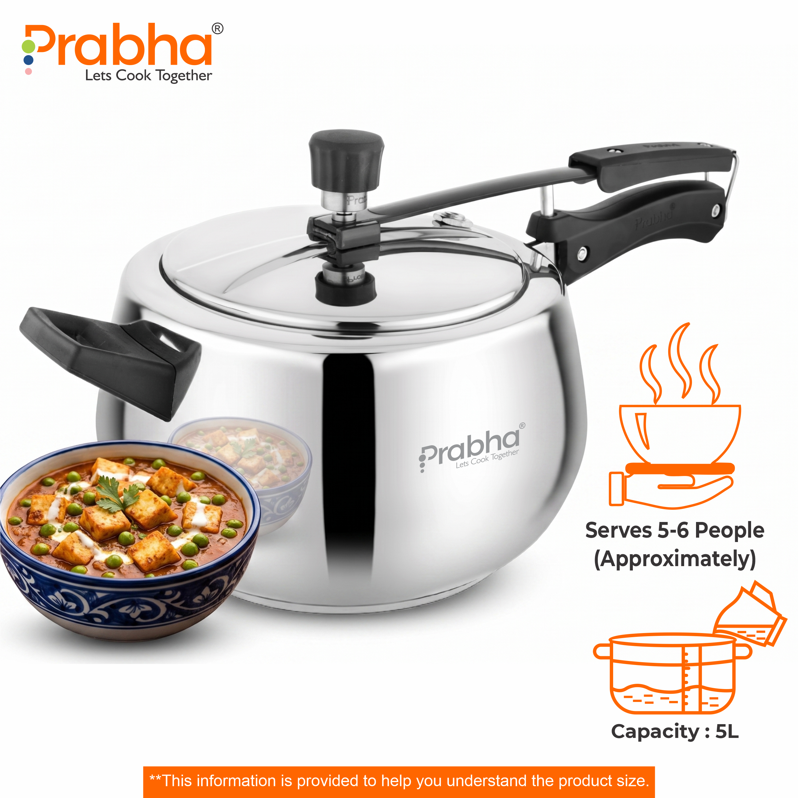 ELEGANT S.S. IB PRESSURE COOKER