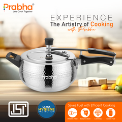 ELEGANT S.S. IB PRESSURE COOKER HAMMERED