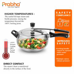 ELEGANT S.S. IB PRESSURE COOKER HAMMERED